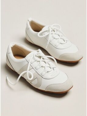 NWT Silent D Luna White Leather Sneakers Size 36 / 5-5.5